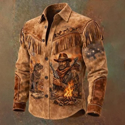 Lone Cowboy Campfire
